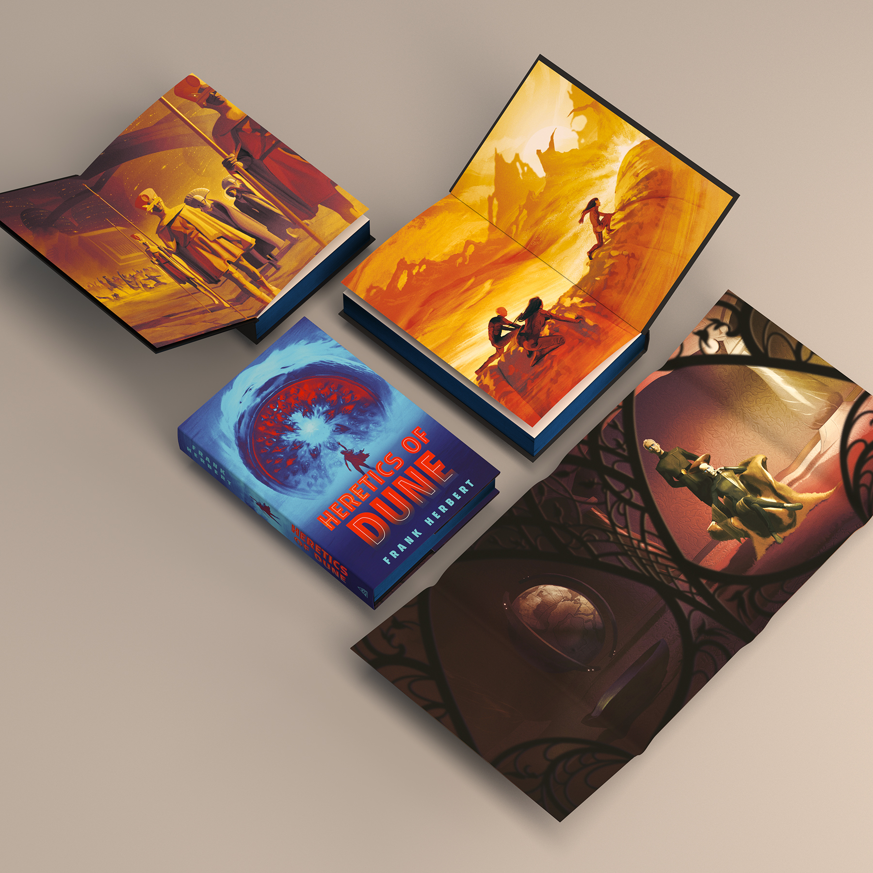 Frank Herbert's Dune Saga Books 4-6 Deluxe Hardcover Boxed Set